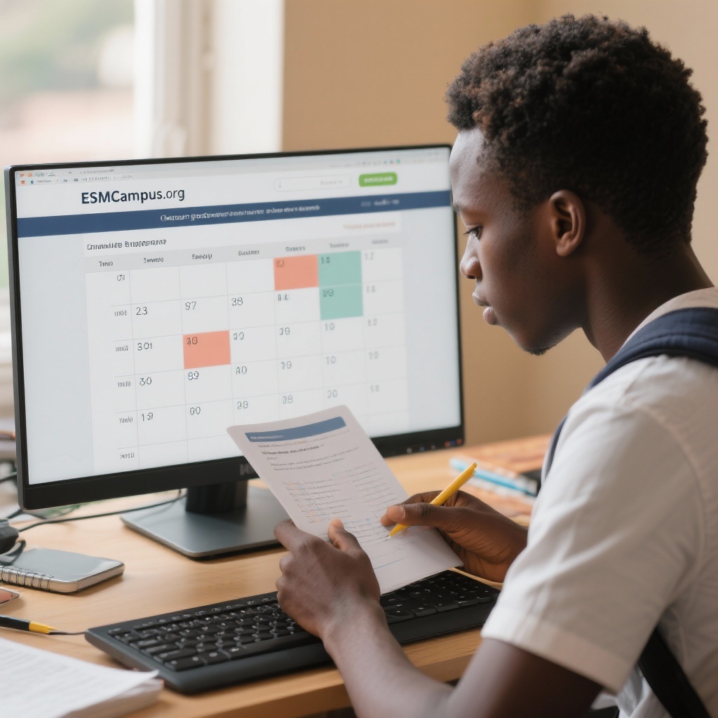 Tableau de bord de l'application ESM-Benin